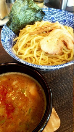 実食麺：つけ麺@麺屋　赤橙